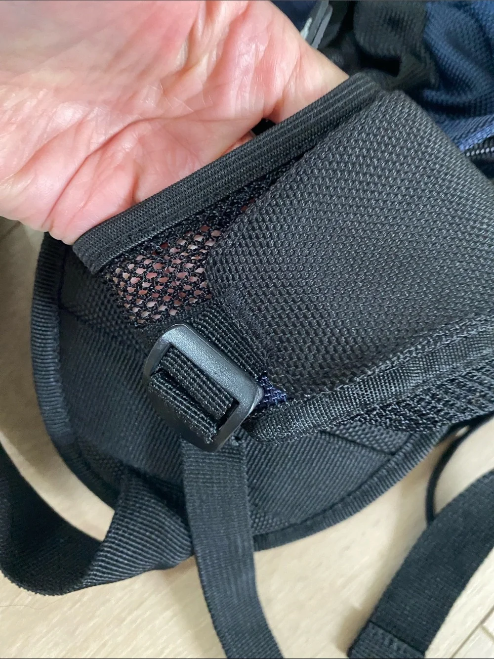 ❤️North Face Heavy Duty Oversized Hiking Fanny Pack Belt Bag Blue Black